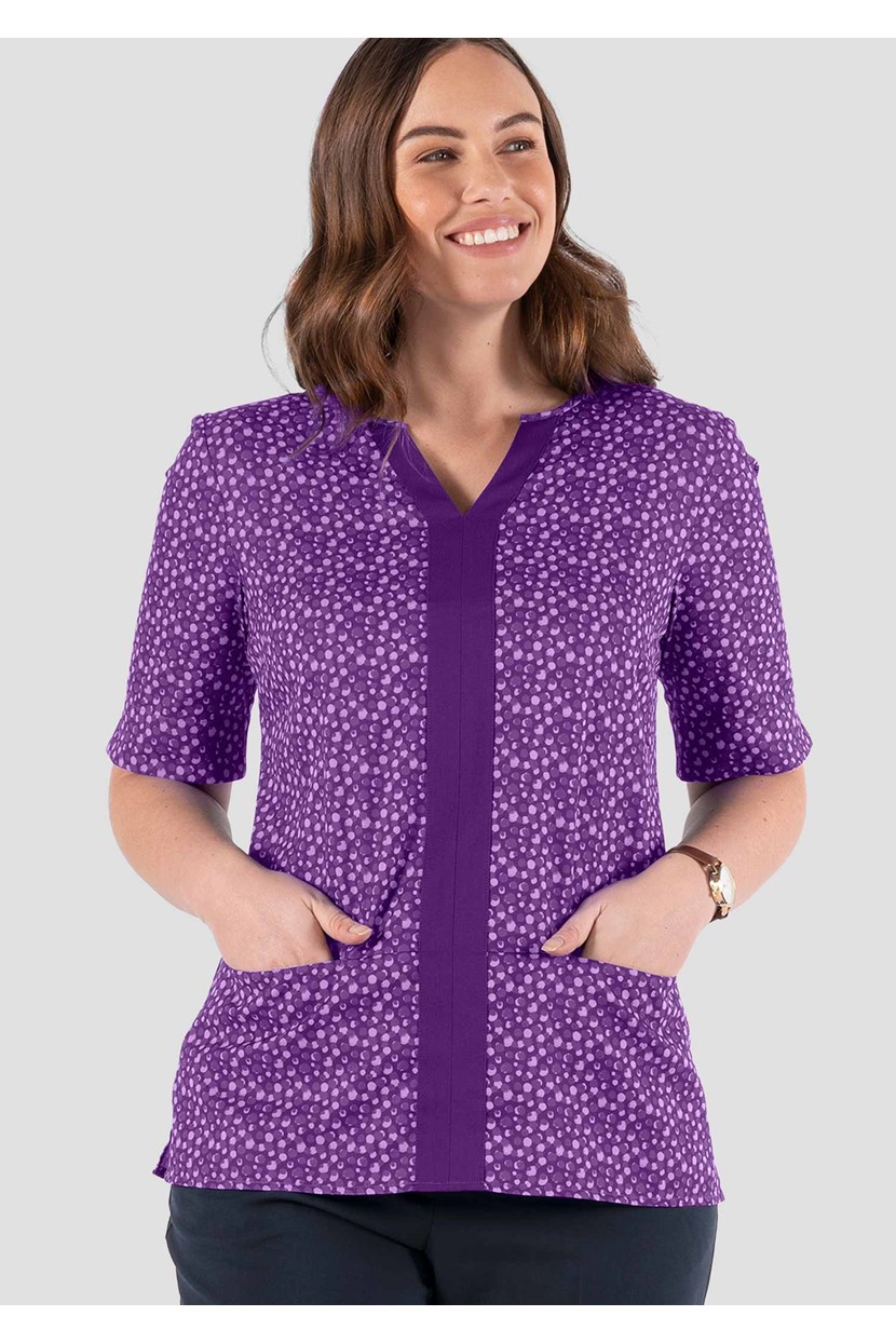 Poppy Contrast Tunic Top
