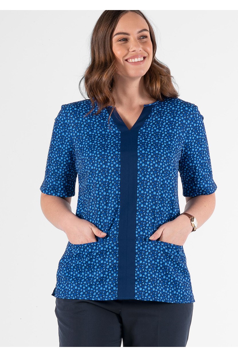 Poppy Women's Short Sleeve Printed Tunic