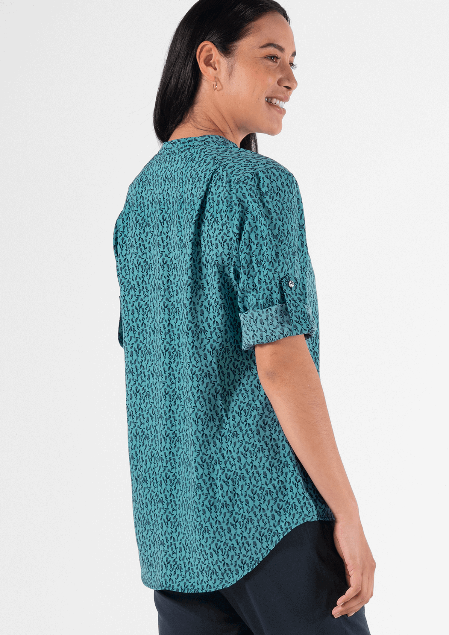 Iris 3/4 Sleeve Top - flora