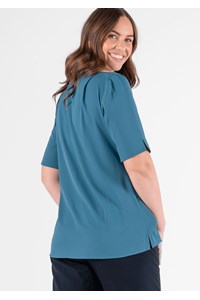 Poppy Tunic Top - hydro teal