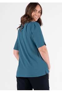 Poppy Tunic Top - hydro teal
