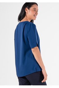 Poppy Tunic Top - estate blue