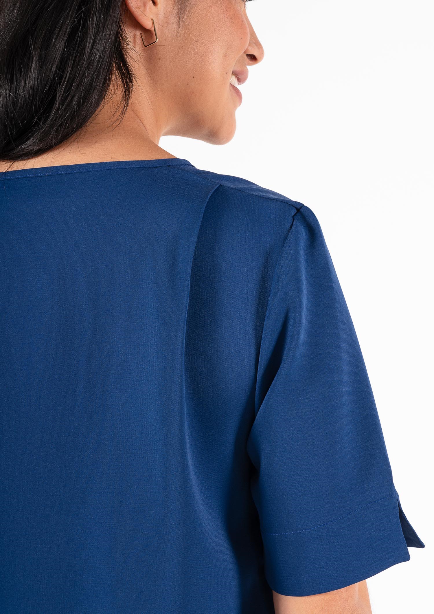 Poppy Tunic Top - estate blue