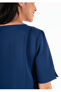 Poppy Tunic Top - estate blue