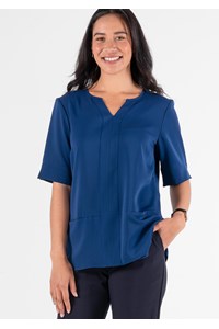Poppy Tunic Top - estate blue