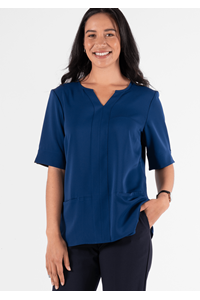 Poppy Tunic Top - estate blue