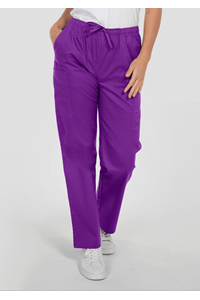 Nikau Unisex Scrub Pant - purple