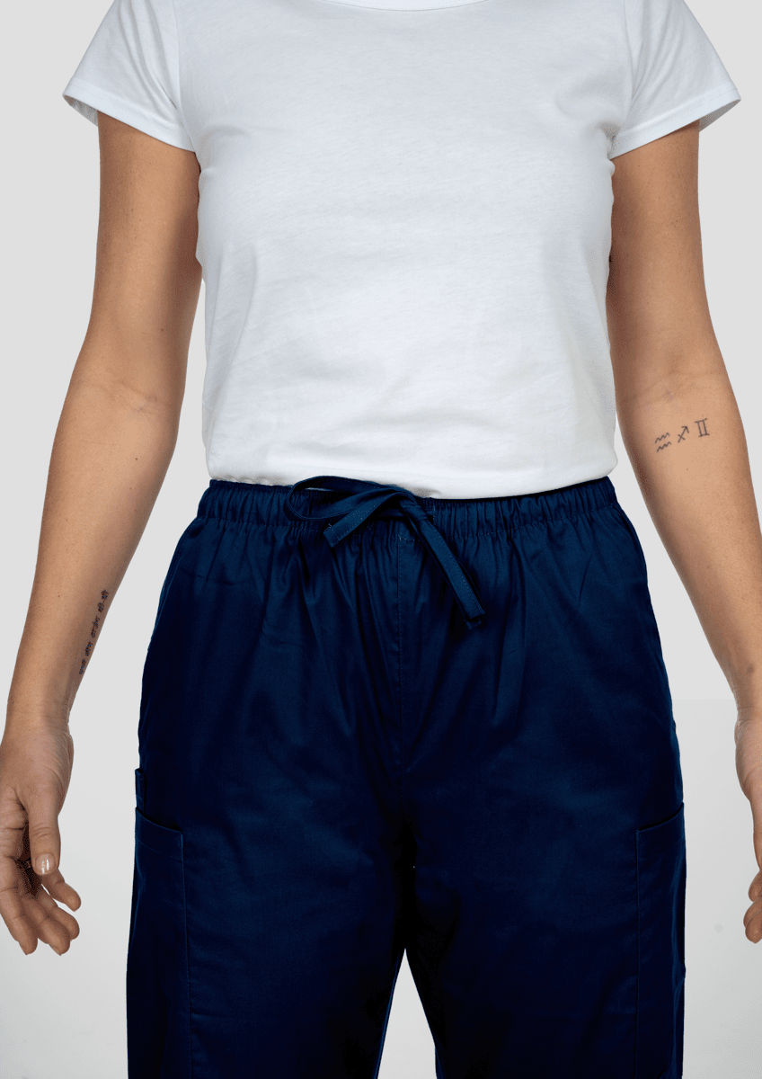 Nikau Unisex Scrub Pant - navy