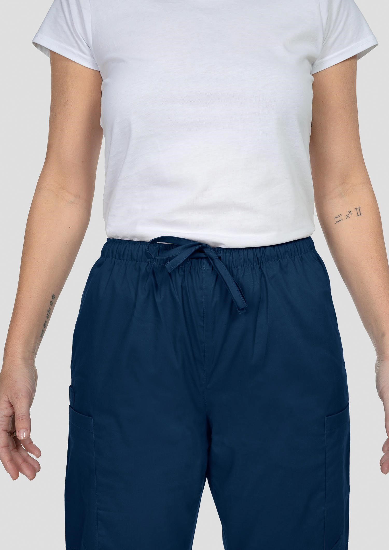 Nikau Unisex Scrub Pant - navy