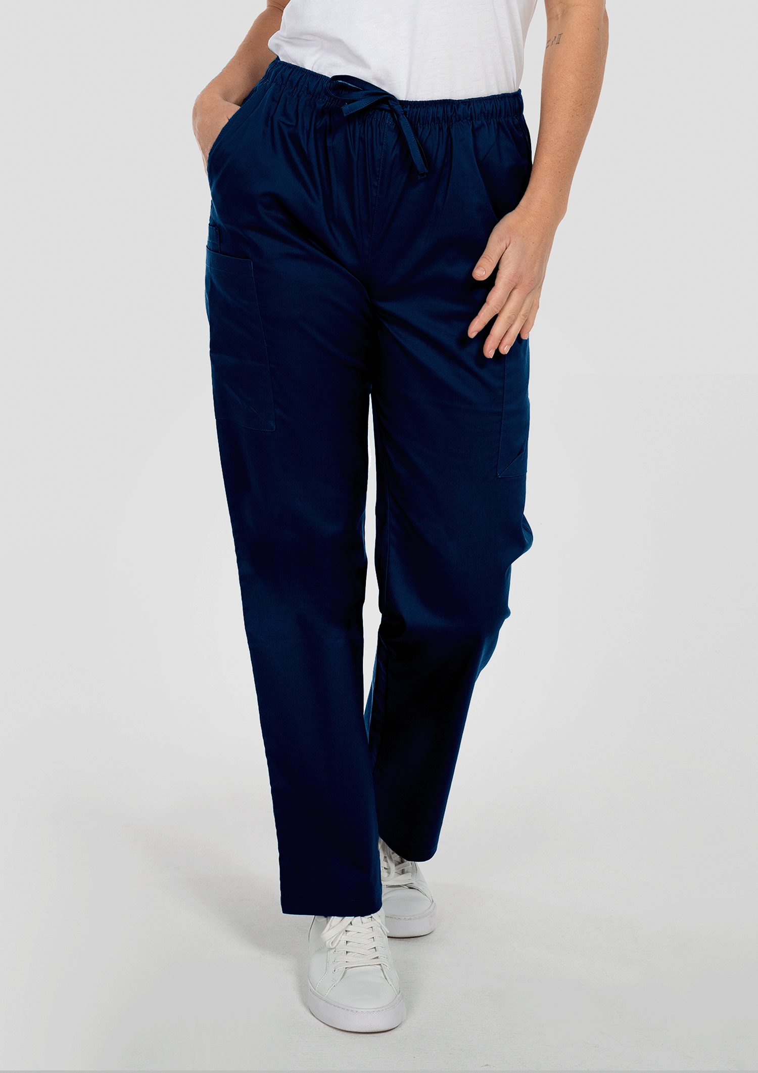 Nikau Unisex Scrub Pant - navy