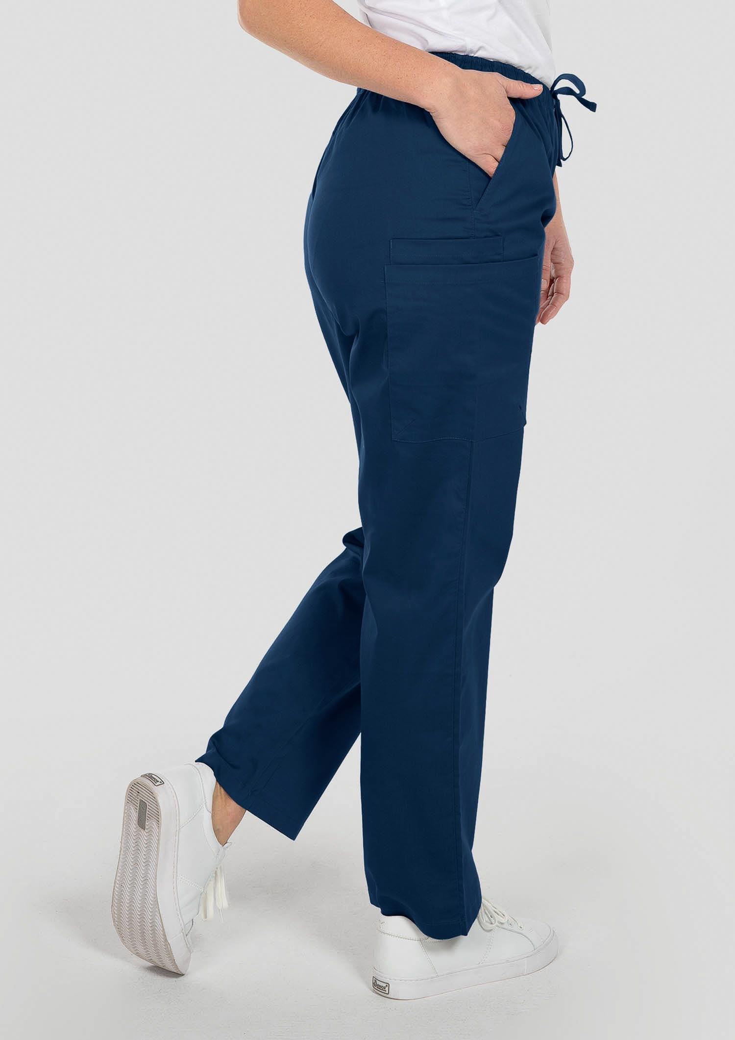 Nikau Unisex Scrub Pant - navy