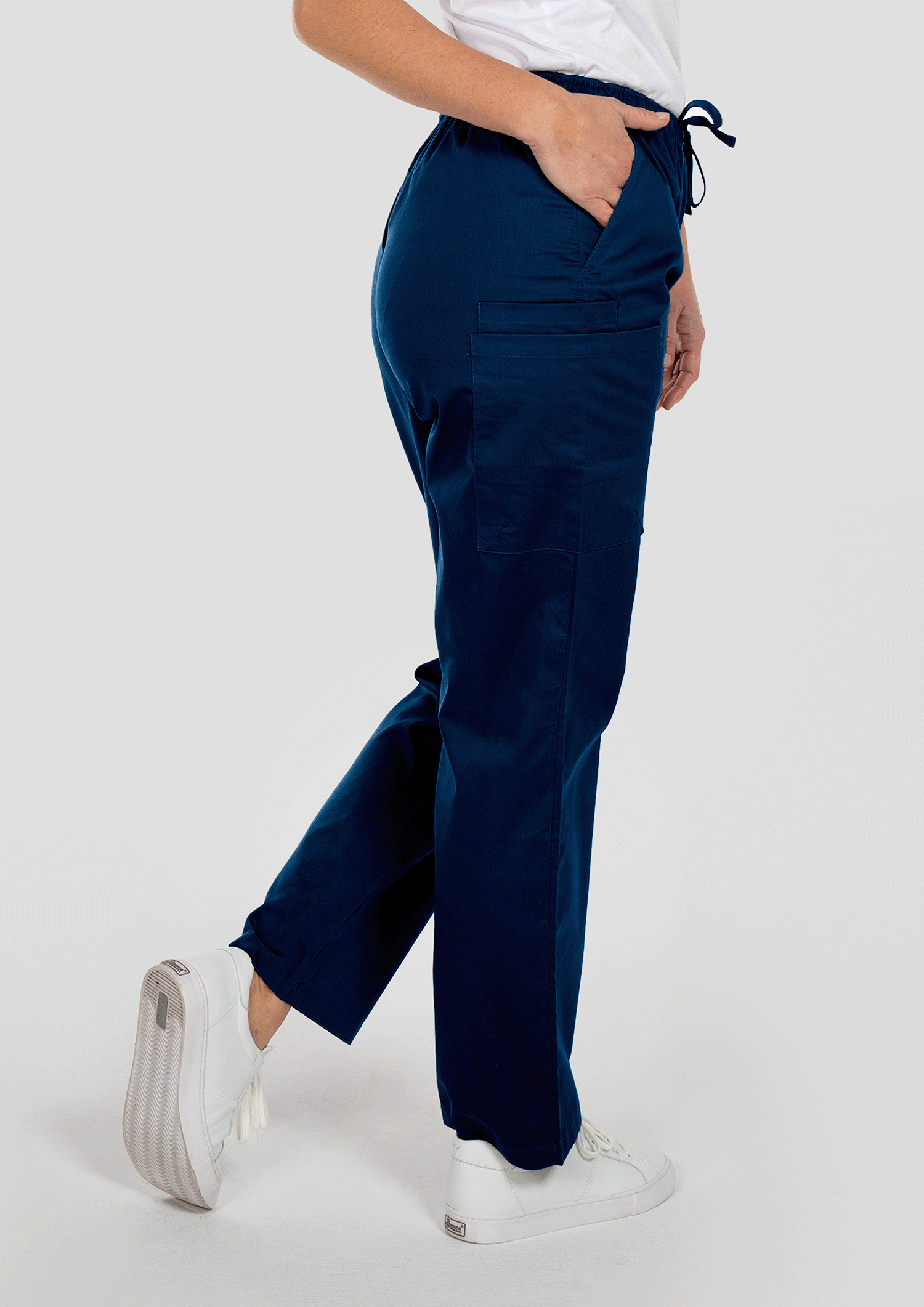 Nikau Unisex Scrub Pant - navy