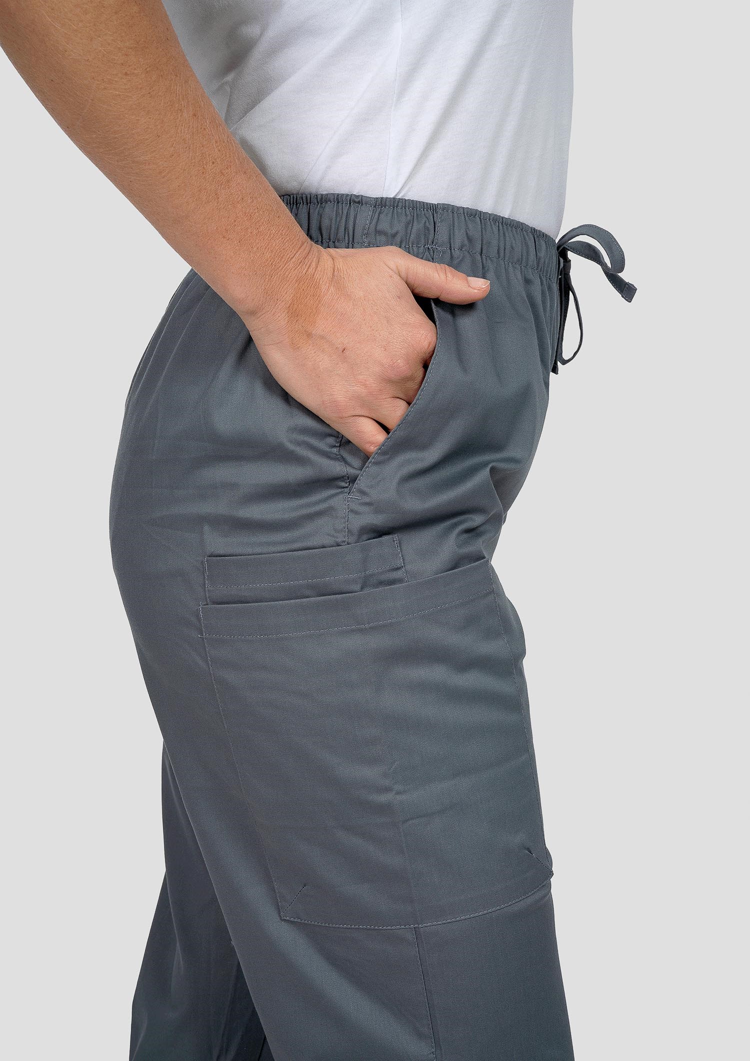 Nikau Unisex Scrub Pant - grey