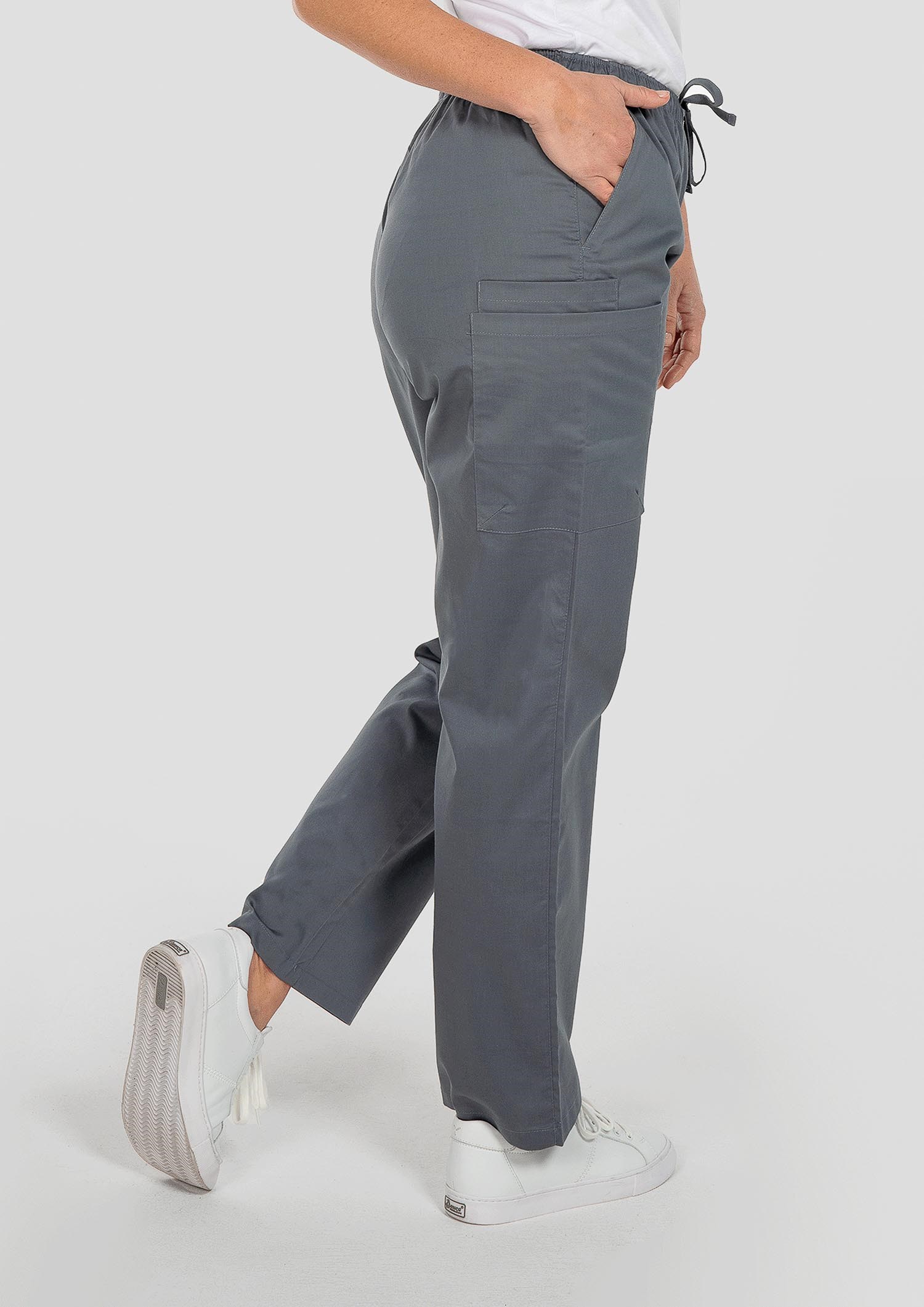 Nikau Unisex Scrub Pant - grey