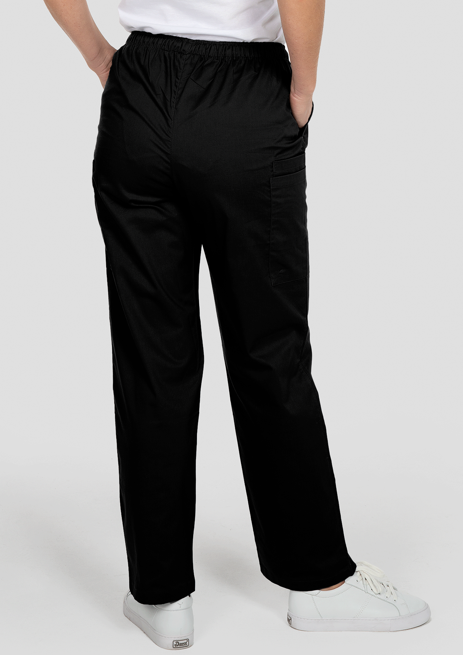 Nikau Unisex Scrub Pant - black