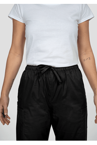Nikau Unisex Scrub Pant - black