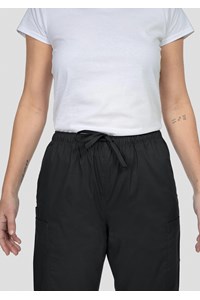 Nikau Unisex Scrub Pant - black