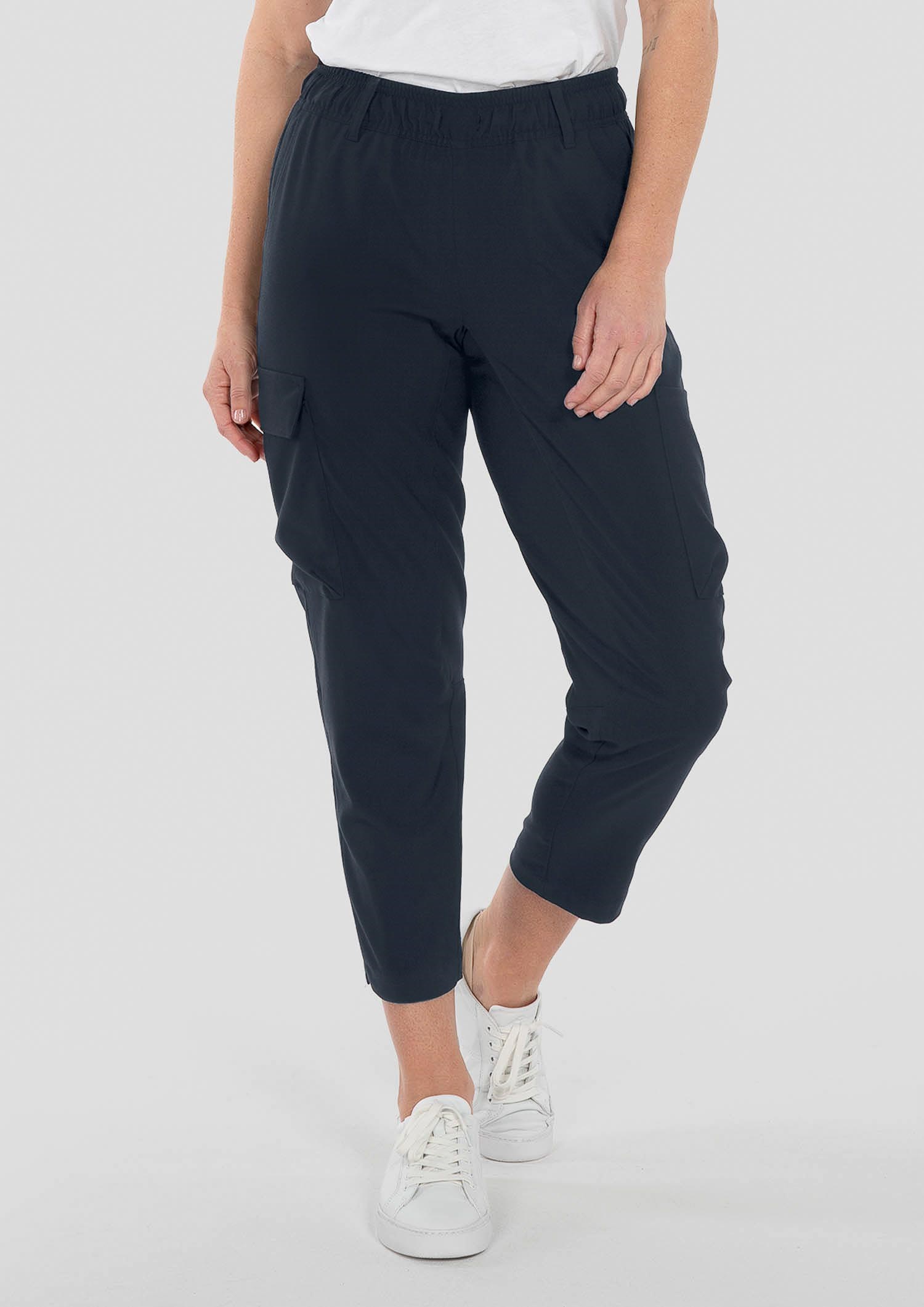 Manuka Women's 3/4 Utility Care Pant - navy
