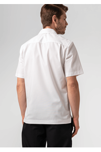 Mens Healthcare Tunic Short Sleeve Shirt - white