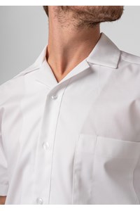 Mens Healthcare Tunic Short Sleeve Shirt - white
