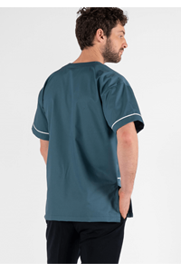 Elm V-Neck Scrub Top - jade