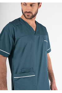Elm V-Neck Scrub Top - jade