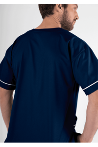 Elm V-Neck Scrub Top - navy