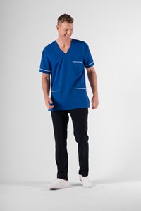 Elm V-Neck Scrub Top - royal
