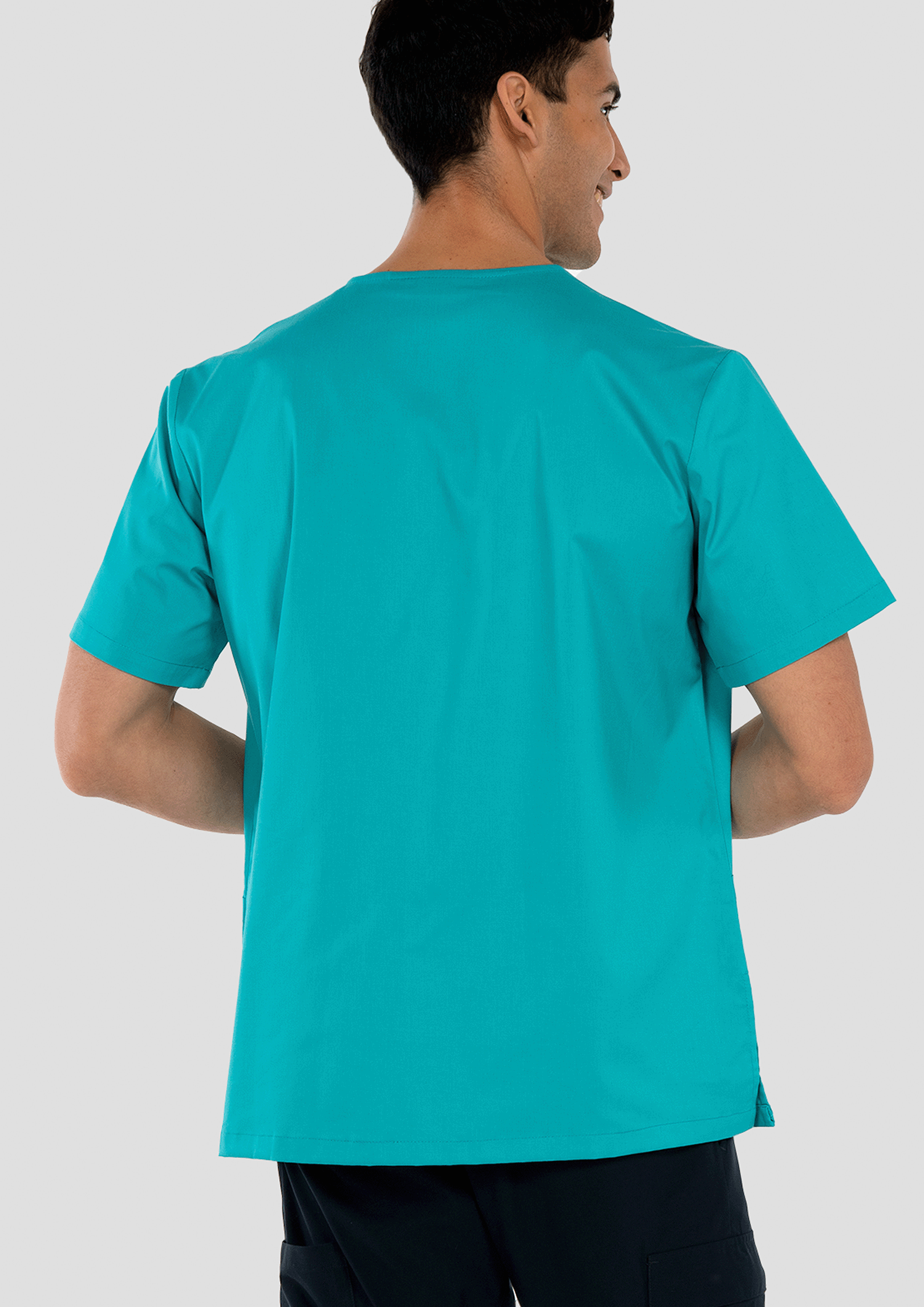 Nikau Unisex Scrub Top - teal