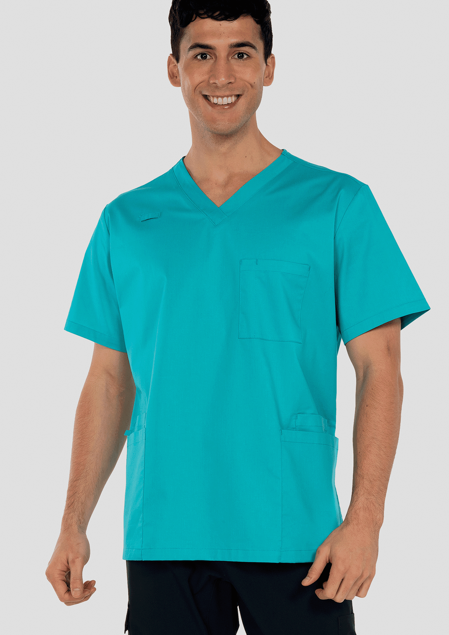 Nikau Unisex Scrub Top - teal