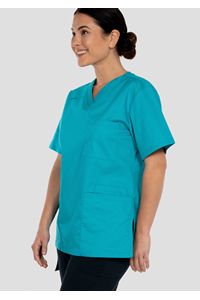 Nikau Unisex Scrub Top - teal