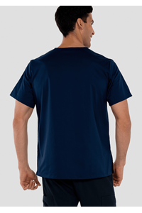 Nikau Unisex Scrub Top - navy