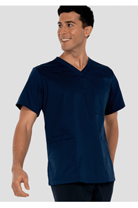 Nikau Unisex Scrub Top - navy