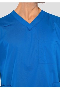 Nikau Unisex Scrub Top - royal