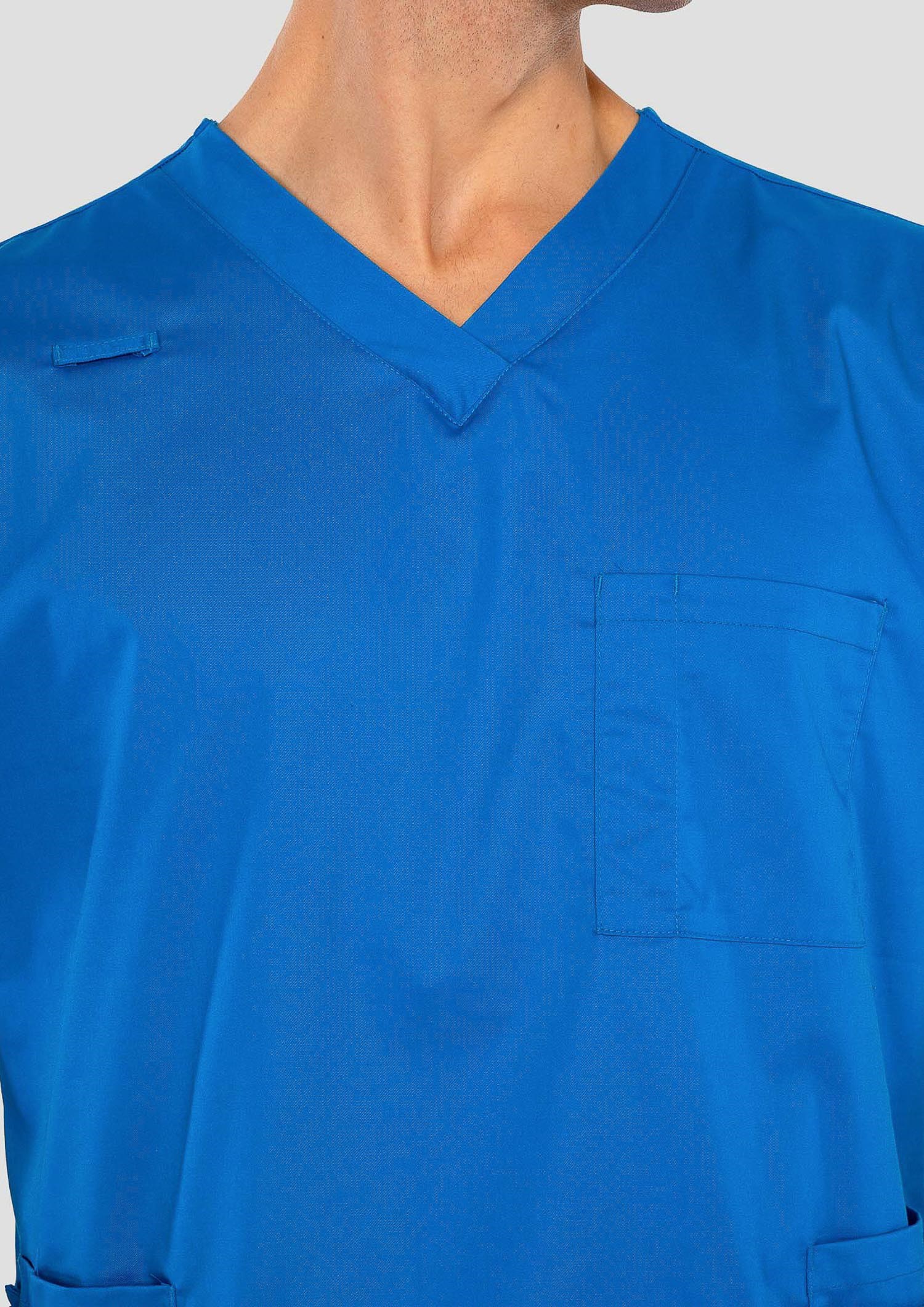 Nikau Unisex Scrub Top - royal