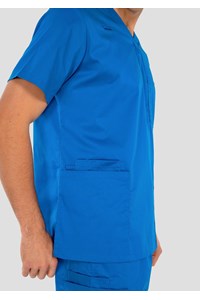 Nikau Unisex Scrub Top - royal