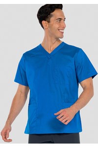 Nikau Unisex Scrub Top - royal