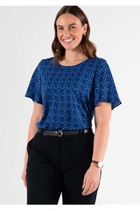 Jasmine Bell Sleeve Top - seabreeze