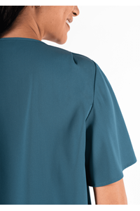 Jasmine Bell Sleeve Top - hydro teal