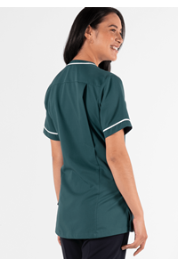 Dahlia Crossover Tunic - teal