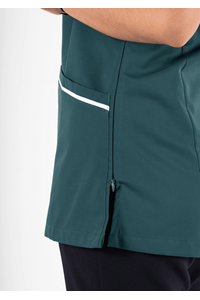 Dahlia Crossover Tunic - teal