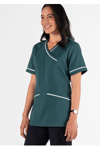 Dahlia Crossover Tunic - teal
