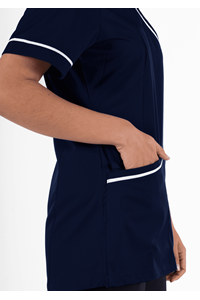 Dahlia Crossover Tunic - navy