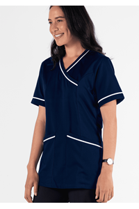 Dahlia Crossover Tunic - navy