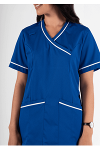 Dahlia Crossover Tunic - royal