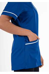 Dahlia Crossover Tunic - royal