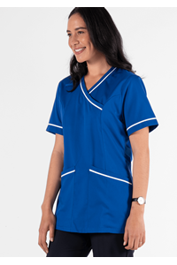 Dahlia Crossover Tunic - royal