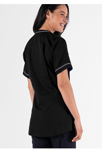 Dahlia Crossover Tunic - black