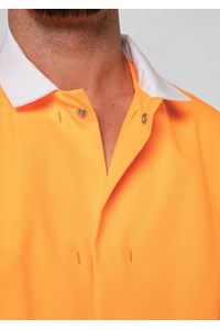 Food Dustcoat, Day Compliant - orange/white
