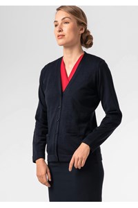 Alberta Button Cardigan - french navy